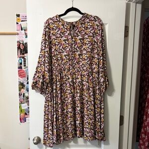 Torrid Multicolor Floral Dress